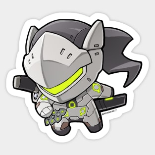 Lil Cyborg Ninja Sticker